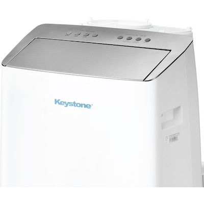 Keystone 115-Volt 12,000 BTU ASHRAE (10,000 BTU DOE) Portable Air Conditioner with Remote, White (KSTAP10PINV)