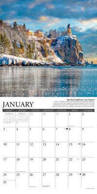 2027 Willow Creek Minnesota 12" x 12" Monthly Wall Calendar, Assorted Colors (61237)