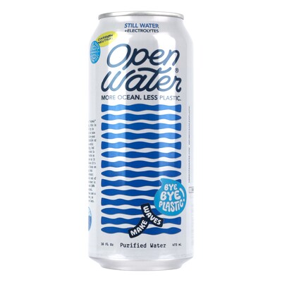 Open Water Tallgirl Canned Water, 16 oz., 12/Pack (220-02695)