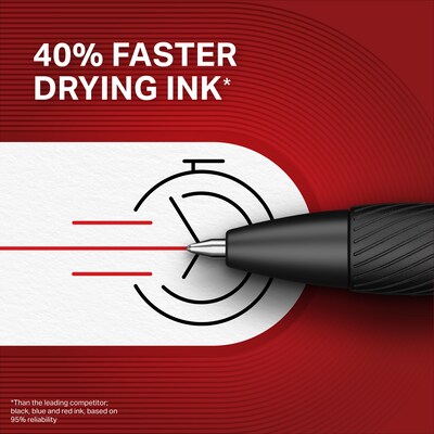 Sharpie S-Gel Retractable Gel Pen, Medium Point, Red Ink, Dozen (2096158)