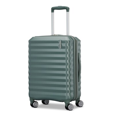 American Tourister Color Vault 24.0 Hardside Suitcase, 4-Wheeled Spinner, Jade Green (153951-1457)