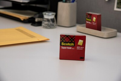 Scotch® Super-Hold Tape Refill, Transparent, Crystal Clear Clarity Finish, 3/4" x 27.77 yds., 1" Core, 10 Rolls (700K10)