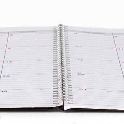 2025-2026 AT-A-GLANCE DayMinder 5" x 8" Academic Year Weekly & Monthly Planner, Plastic Cover, Charcoal (AYC200-45-26)