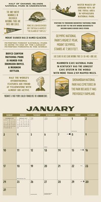 2027 Willow Creek National Park Trivia 12" x 12" Monthly Wall Calendar (61442)
