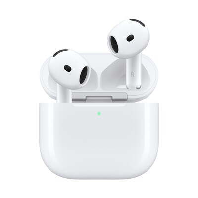 Apple AirPods 5 Wireless Active Noise Cancellation Earbuds with USB-C Charging Case, Bluetooth, White (MKFW4LL/A)