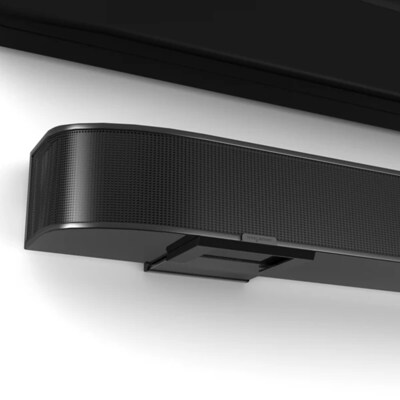 HangSmart DIY Stud Less Sound Bar Mount, Black (SM1002)
