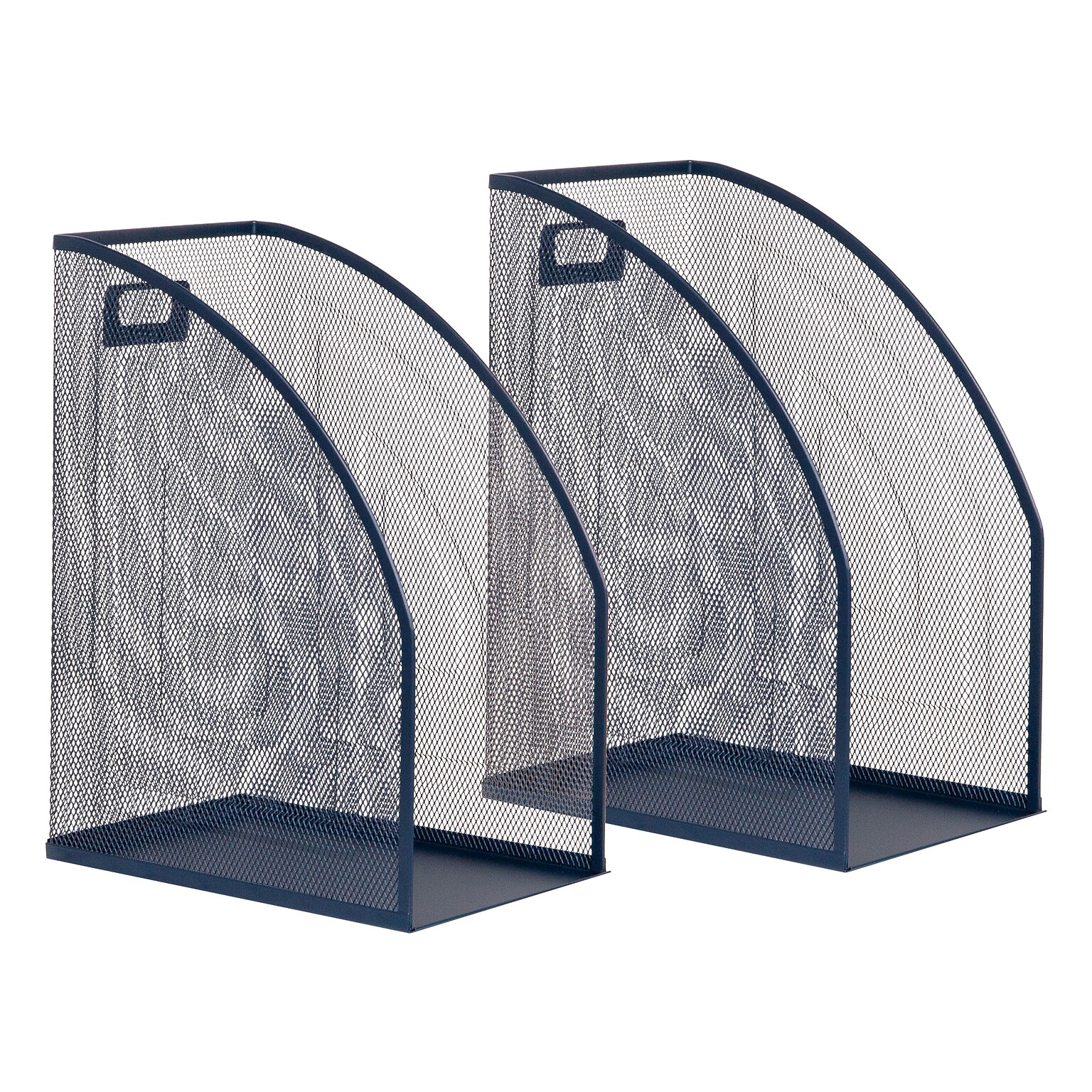Staples Metal Mesh File Organizer, Navy Blue, 2/Pack (ST63837)