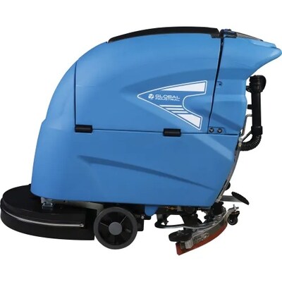 Global Industrial Auto Floor Scrubber w/ Traction Drive, 20 Cleaning Path (641244)