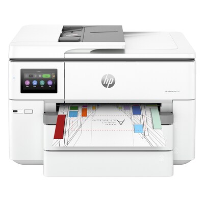 HP OfficeJet Pro 9730e Wide Format Wireless Color All-In-One Printer, 3 Months Free Ink, AI Enabled (537P6A)