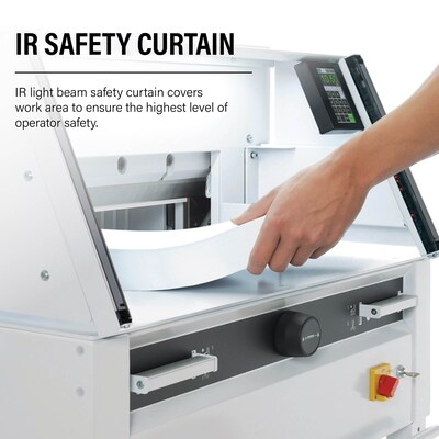 Triumph 5260 VRCUT Ready 20 3/8" Guillotine Paper Cutter, White (CU0489)