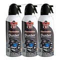 Falcon Dust-Off Air Dusters, 10 oz., 3/Pack (DPSXL3)