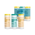 Perk™ Disinfecting Wipes, Fresh & Lemon Scent, 35 Wipes/Container, 3/Pack (PK56666)