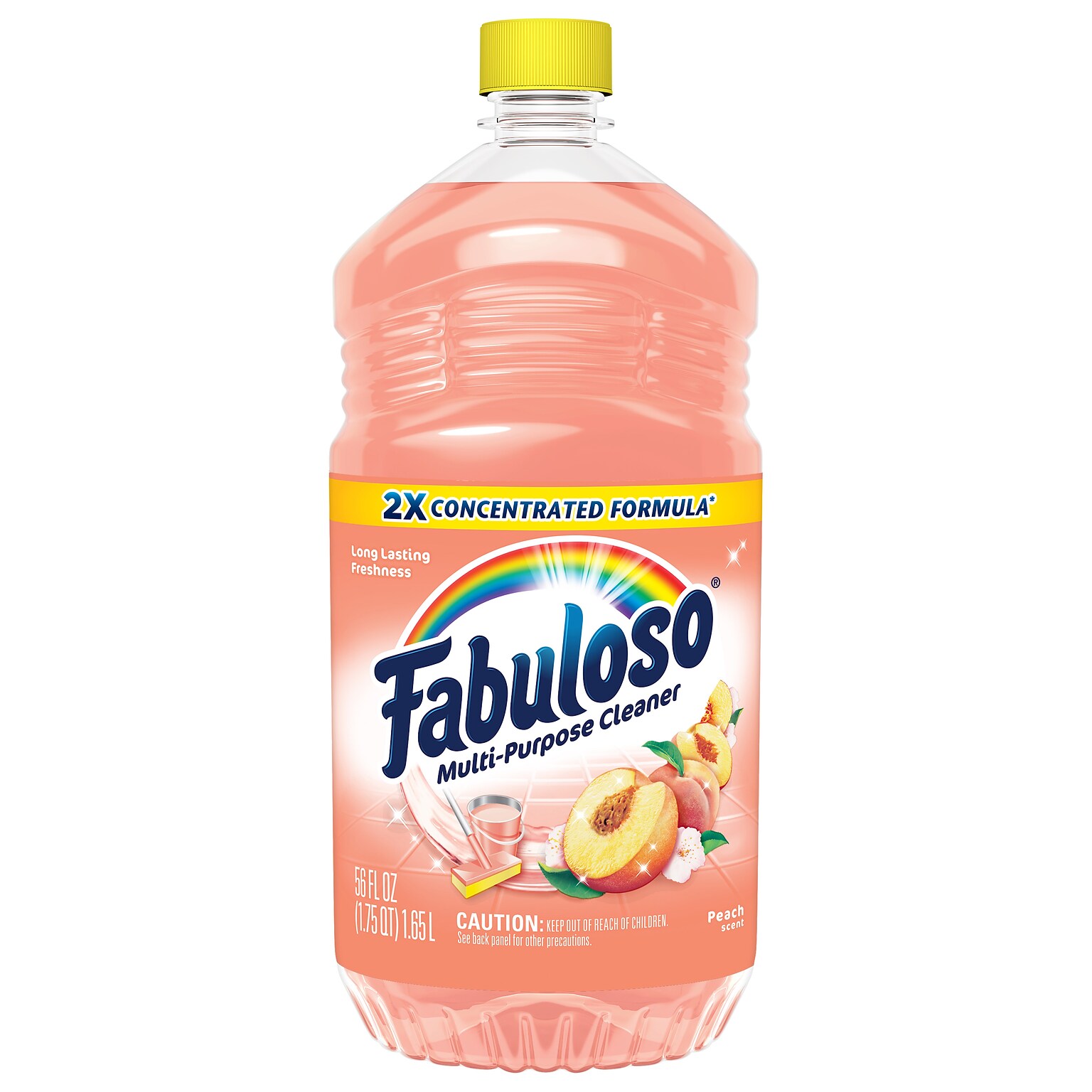 Fabuloso Multi-Purpose Cleaner Bottle, Peach Scent, 56 fl oz. (24657447)