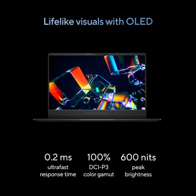 ASUS Vivobook S 16” 3.2K OLED 120Hz AI Laptop, Intel Core Ultra 9-185H, 16GB RAM, 1TB SSD, 16 Hour Battery, Win 11