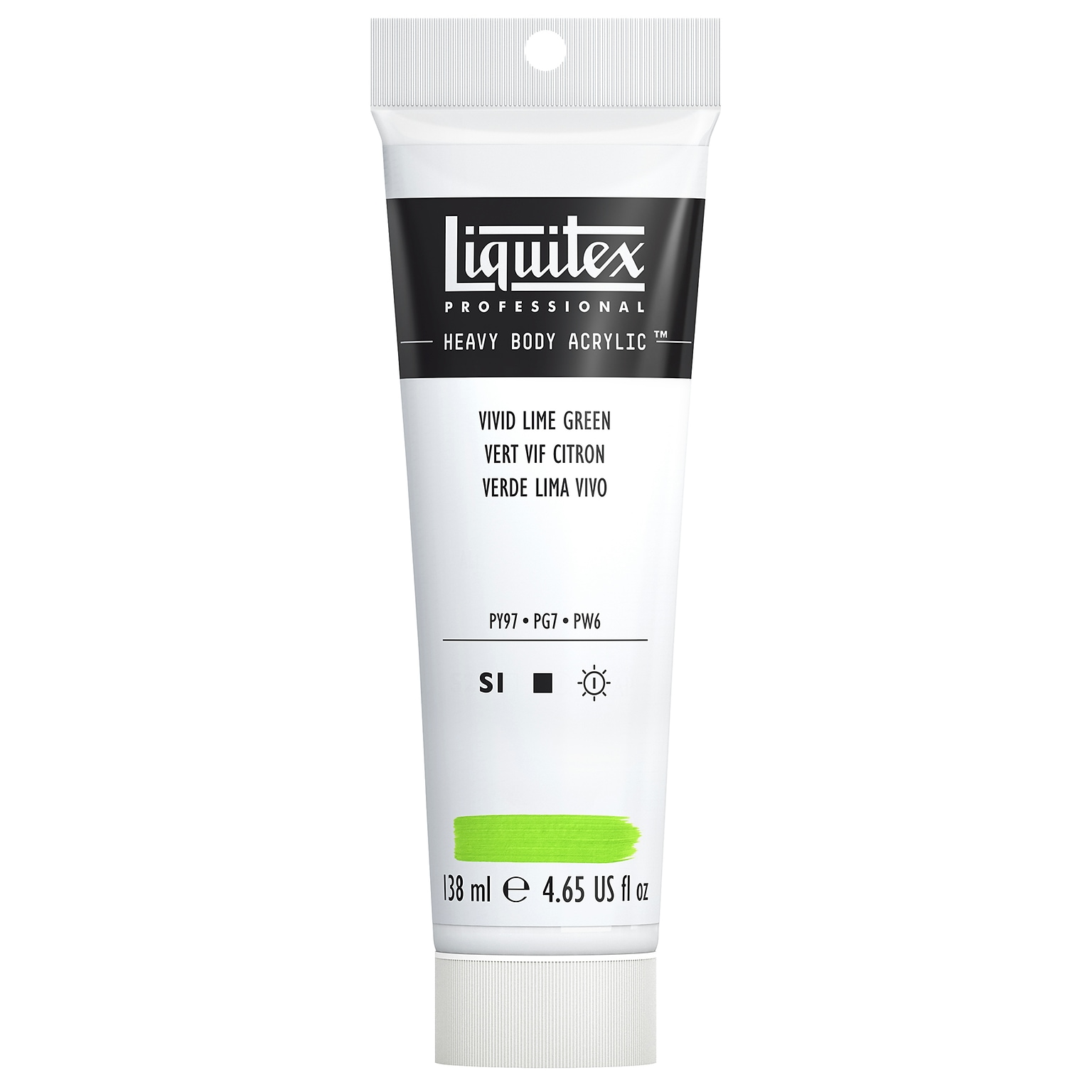 Liquitex Professional Heavy Body Acrylic Paint Tube, Vivid Lime Green, 138 mL (LIQ4417740)