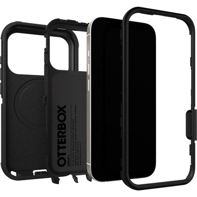 OtterBox Defender Series Pro MagSafe Case for iPhone 17 Pro, Shock Absorbing, Black (77-98382)