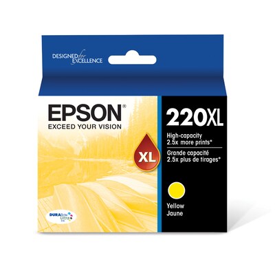 Epson T220XL Yellow High Yield Ink Cartridge   (T220XL420-S)