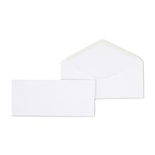 Staples Gummed #10 Envelope, 4-1/8 x 9-1/2, White, 2500/CT (187013NB)