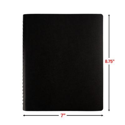 Staples 7" x 8.75" Daily Planner, Black (ST60461-24)