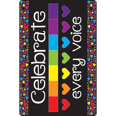 Ashley Smart Poly Computer Mouse Pad, 8" x 10", Celebrate Every Voice, 6/Pack (ASH12503-6)