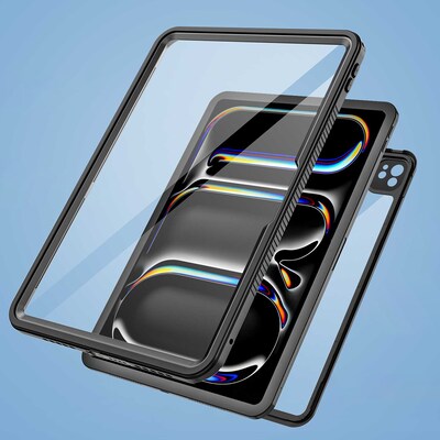 SaharaCase Oasis Series Waterproof Case for iPad Pro 11" (M4 2024/M5 2025), Scorpion Black (TB00401)