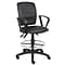 Boss® Multi-Function LeatherPlus Drafting Stool w/ Loop Arms