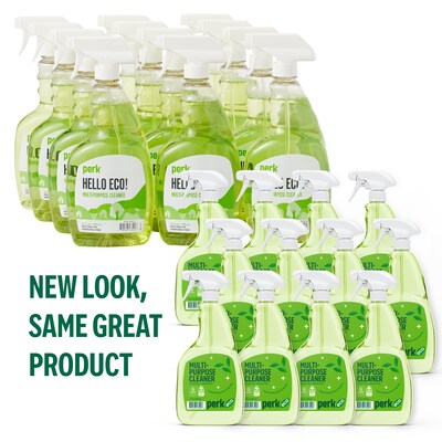 Perk Eco Multi-Purpose Cleaner, Ready To Use, 32 oz., 12/Carton (PK641032-ACT)