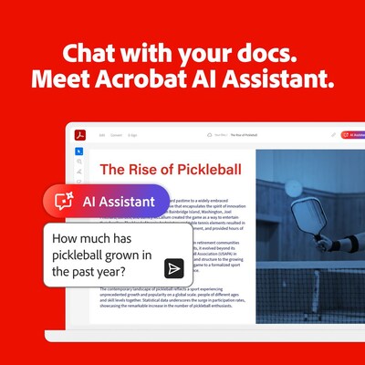 Adobe Acrobat AI Assistant for 1 User, Windows and MAC, Download, 30009449