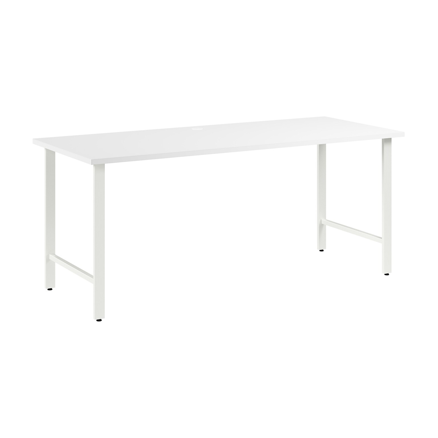 Bush Business Furniture Hustle 72W Computer Desk with Metal Legs, White (HUD272WH)