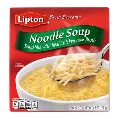Lipton Savoury Noodle Soup, 4.5 oz, 24/Pack (307-00421)