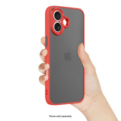 SaharaCase Venture Series Slim Phone Case for iPhone 17, Shock Absorbing, Viper Red (CP00914)