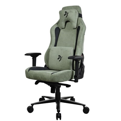 Arozzi Vernazza Supersoft Fabric Ergonomic Racing Gaming Chair, Forest (VERNAZZA-SPSF-FST)