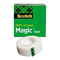 Scotch® Magic™ Invisible Tape, 3/4 x 27.7 yds., 1 Roll (810-1K)