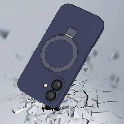SaharaCase Venture MagSafe Phone Case for iPhone 16, Shock Absorbing, Midnight Blue (CP00635)