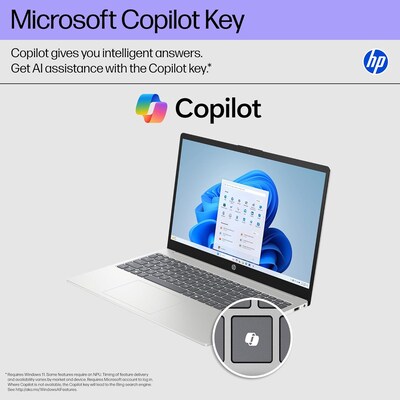 HP 15.6" Touchscreen Laptop, AMD Ryzen 3 7320U, 8GB RAM, 256GB SSD, Windows 11 Home (B8QH9UA)