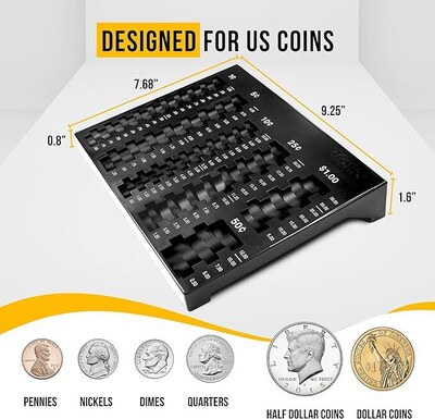 Kolibri Coin Tray, Black (COIN TRAY)