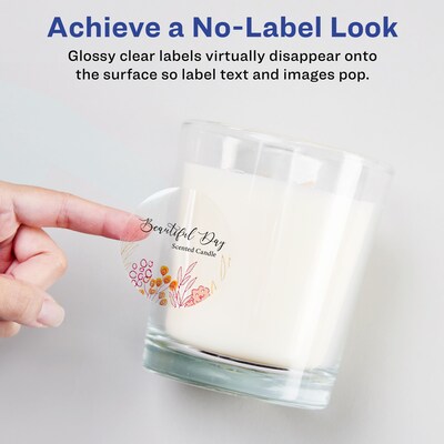 Avery Laser/Inkjet Round Multipurpose Labels, 0.75" Dia., 2,000 Labels/Pack (94504-CGF25)