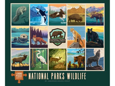 Willow Creek National Parks Wildlife 1000-Piece Jigsaw Puzzle (49151)