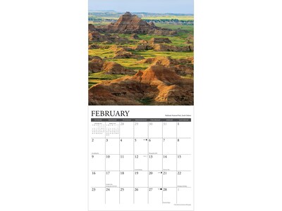 2025 Willow Creek National Parks 12" x 12" Monthly Wall Calendar (44124)
