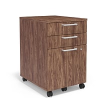 Union & Scale™ Essentials 3-Drawer Vertical File Cabinet, Mobile/Pedestal, Letter/Legal, Espresso, 2
