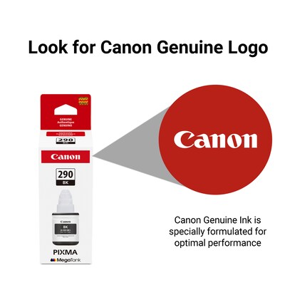 Canon GI-290 Black Standard Yield Ink Cartridge Refill (1595C001)