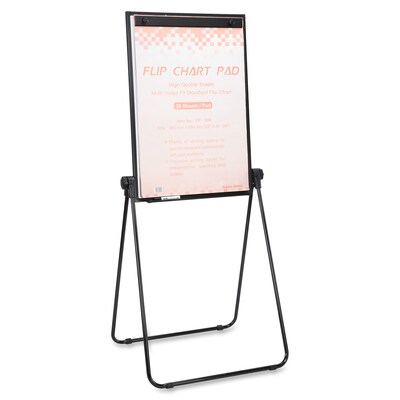 Lorell Double Sided Melamine Dry-Erase Whiteboard Easel, 3 x 2 (LLR55629)