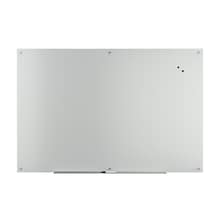 TRU RED™ Magnetic Tempered Glass Dry Erase Board, White, 6 x 4 (TR61197)