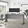 Bush Business Furniture Studio A 72W Computer Desk, Platinum Gray (SDD172PG)