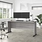 Bush Business Furniture Studio A 72"W Computer Desk, Platinum Gray (SDD172PG)