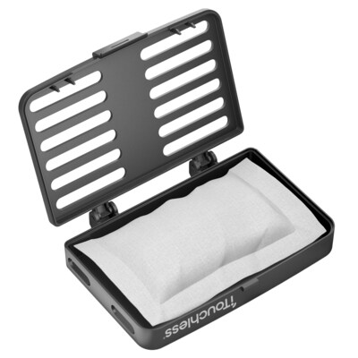 iTouchless AbsorbX Deodorizer Cartridge, Black, 2/Pack (UNICFGB)