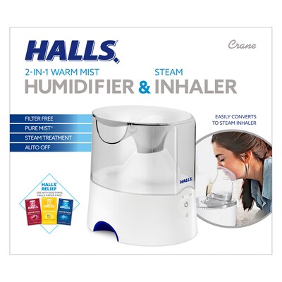 HALLS 2-in-1 Humidifier/Steam Inhaler (EE5202CWH) (EE5202CWH)