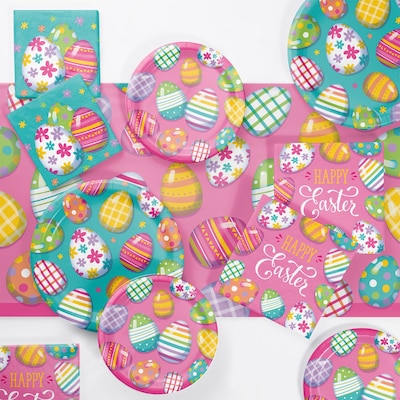 Creative Converting Happy Eggster Easter Tableware Kit, Serves 8 (DTC9198E2A)