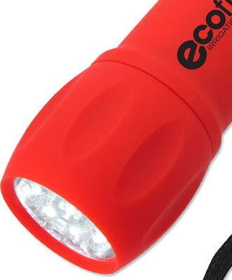 Custom Rubberized Torch Light w/ Strap