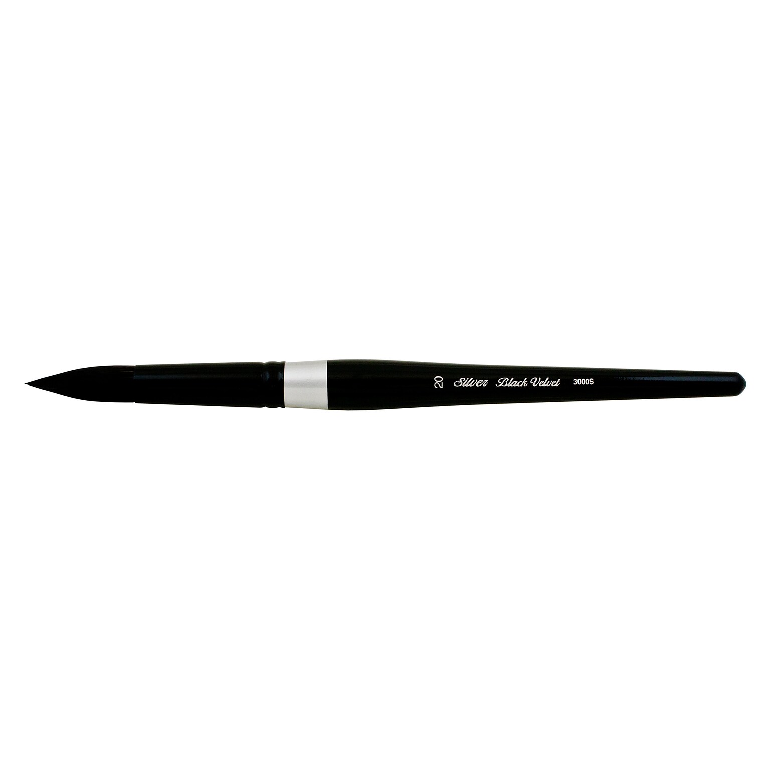 Silver Brush Black Velvet Round Brush (SLV3000S20)